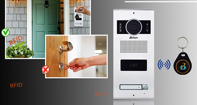 مزایا تگ آیفون تصویری 10 تایی برایتون مدل RFID card